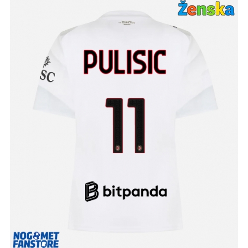 AC Milan Christian Pulisic #11 Gostujuci Dres za Ženska 2026-27 Kratak Rukav